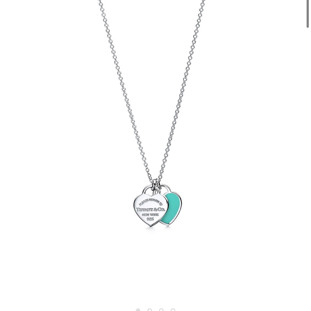 Tiffany & Co double heart pendant